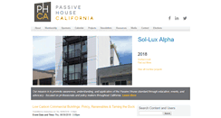 Desktop Screenshot of passivehousecal.org